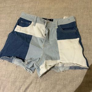 Hollister patchwork shorts